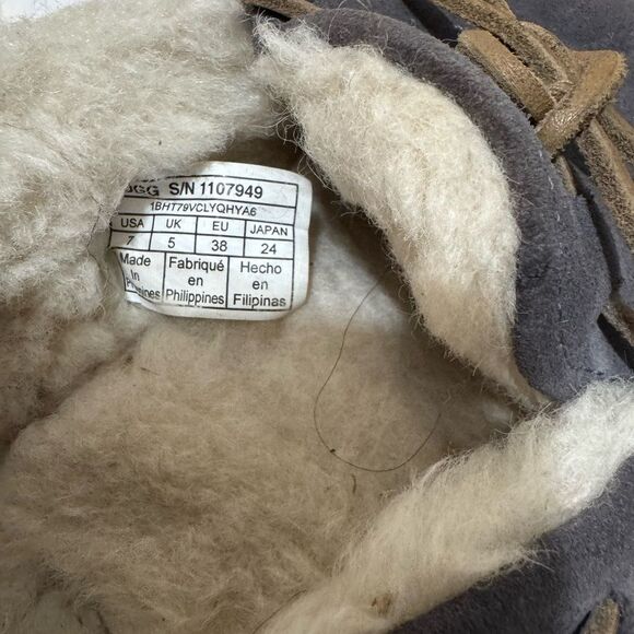 UGG Australia Women Dakota Wool Lined Slippers Brown - Picture 8 of 9